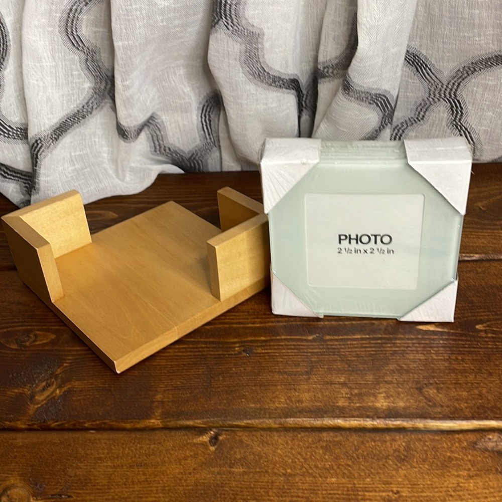 Picture Frame Coaster Set - Picture 2 of 3